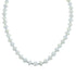 Native American Navajo Mother of Pearl Bead Sterling Silver Necklace JX124565